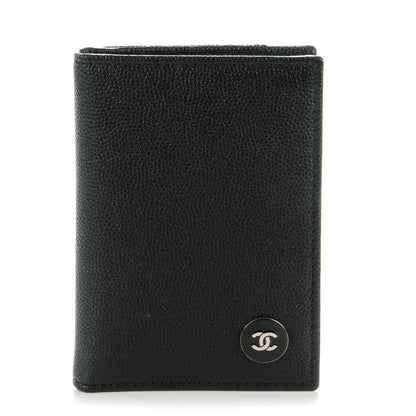 Chanel Caviar Card Holder Wallet Black 1 of 8