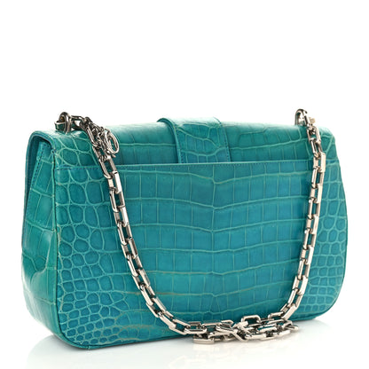 Christian Dior Crocodile Medium Miss Dior Flap Blue 4 of 12