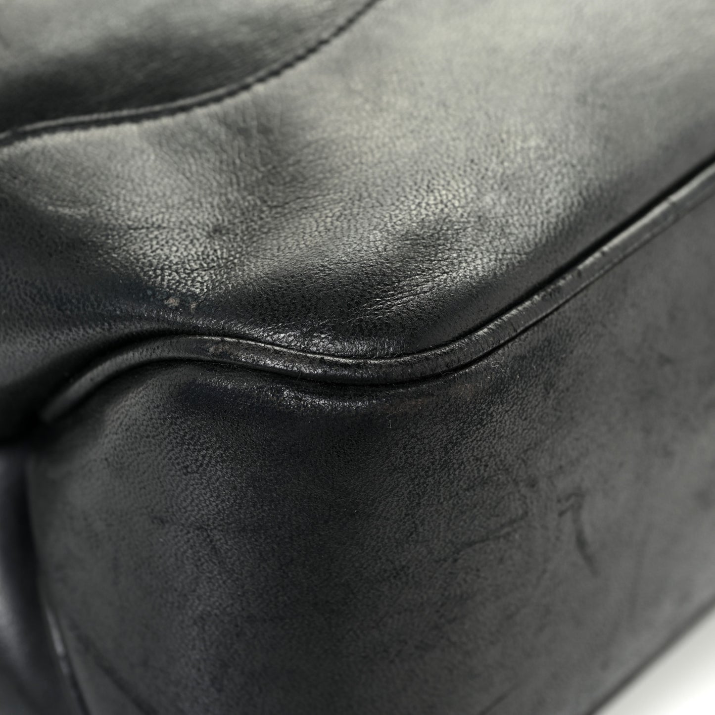 Lambskin CC Shopping Tote Black