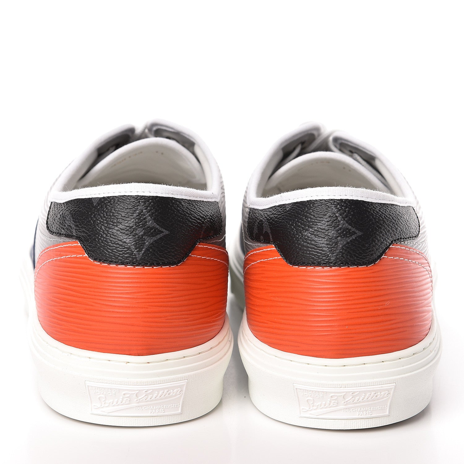 Louis Vuitton Epi Monogram Eclipse Trocadero Sneakers 11 Blue 5 of 9