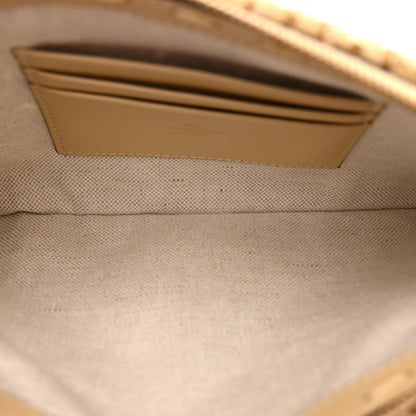 Valentino Garavani Raffia Viva Superstar Clutch Naturale Butter 5 of 7