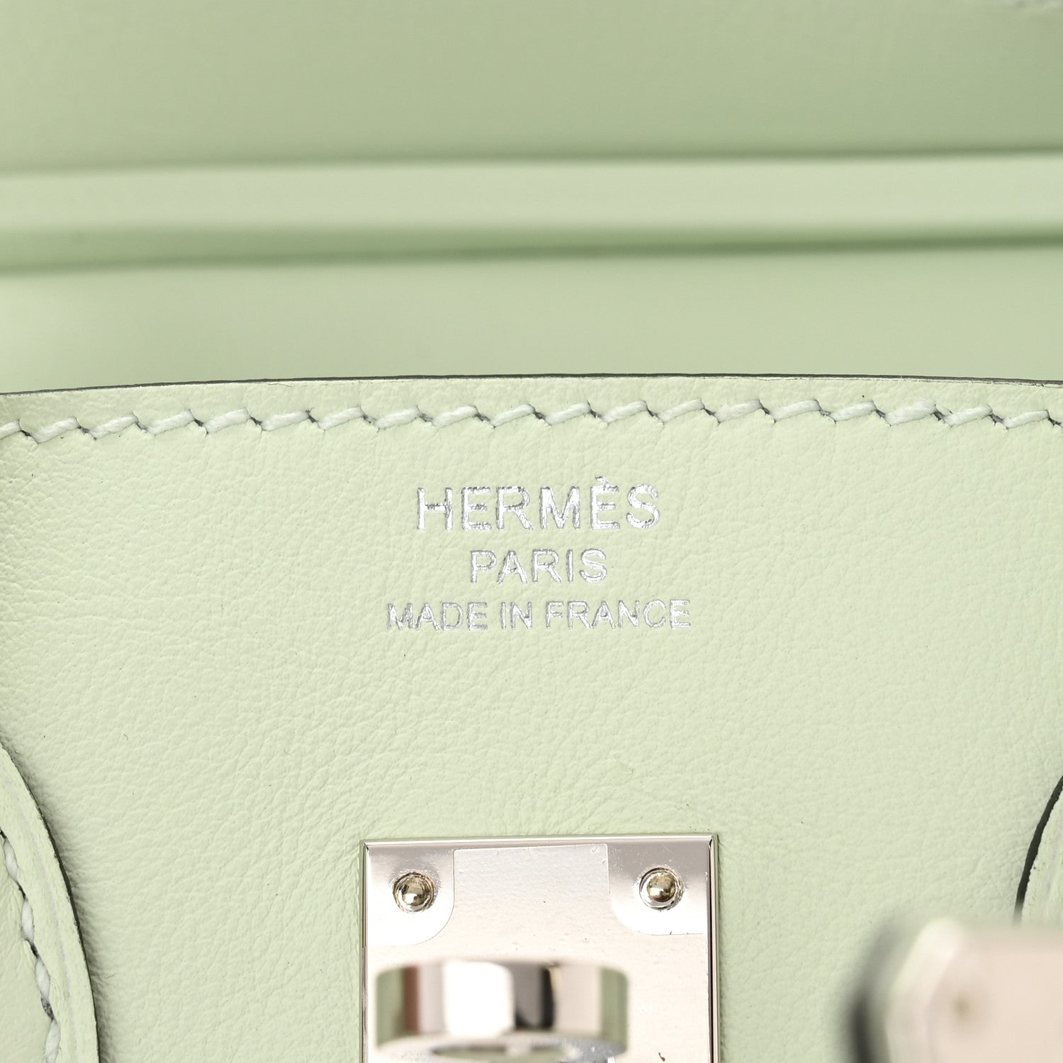 Hermes Swift Birkin 25 Vert Fizz 5 of 11