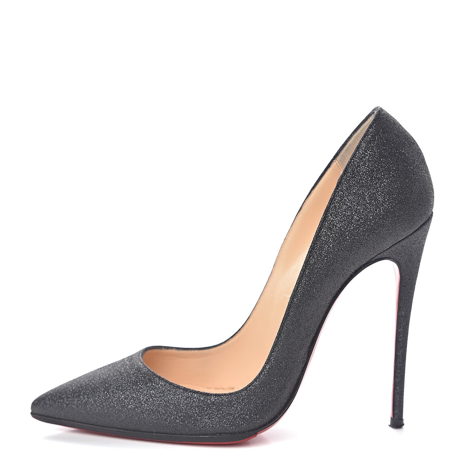 Christian Louboutin Mini Glitter So Kate 120 Pumps 35.5 Black 1 of 7