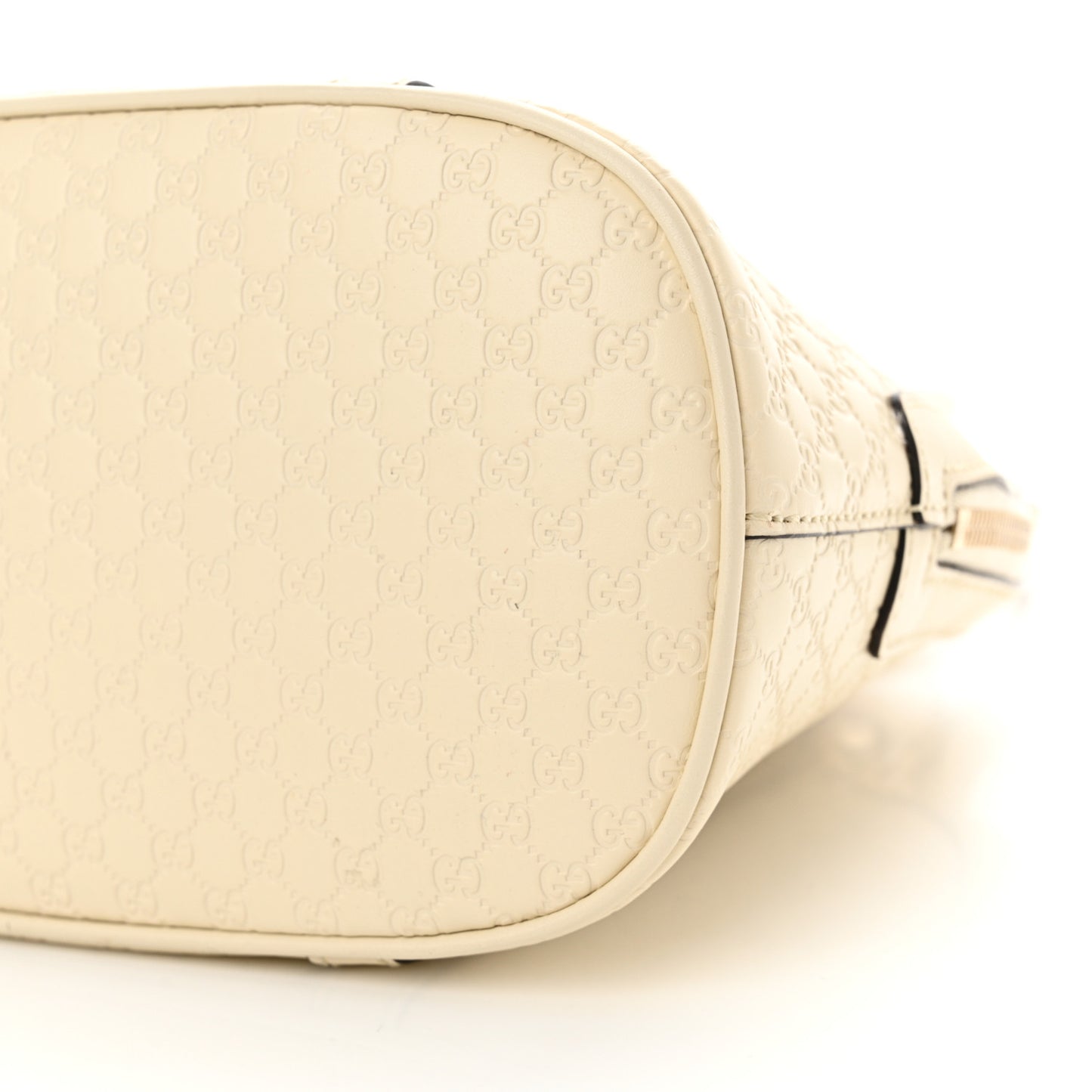 Soft Microguccissima Mini Dome Bag Ivoire