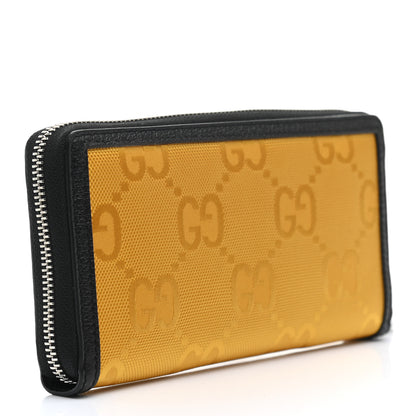 Gucci Econyl Nylon Monogram Off The Grid Zip Around Wallet Crop Black 3 of 7