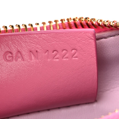 Givenchy Smooth Calfskin Mini Moon Cut Out Shoulder Bag Bright Pink 7 of 9