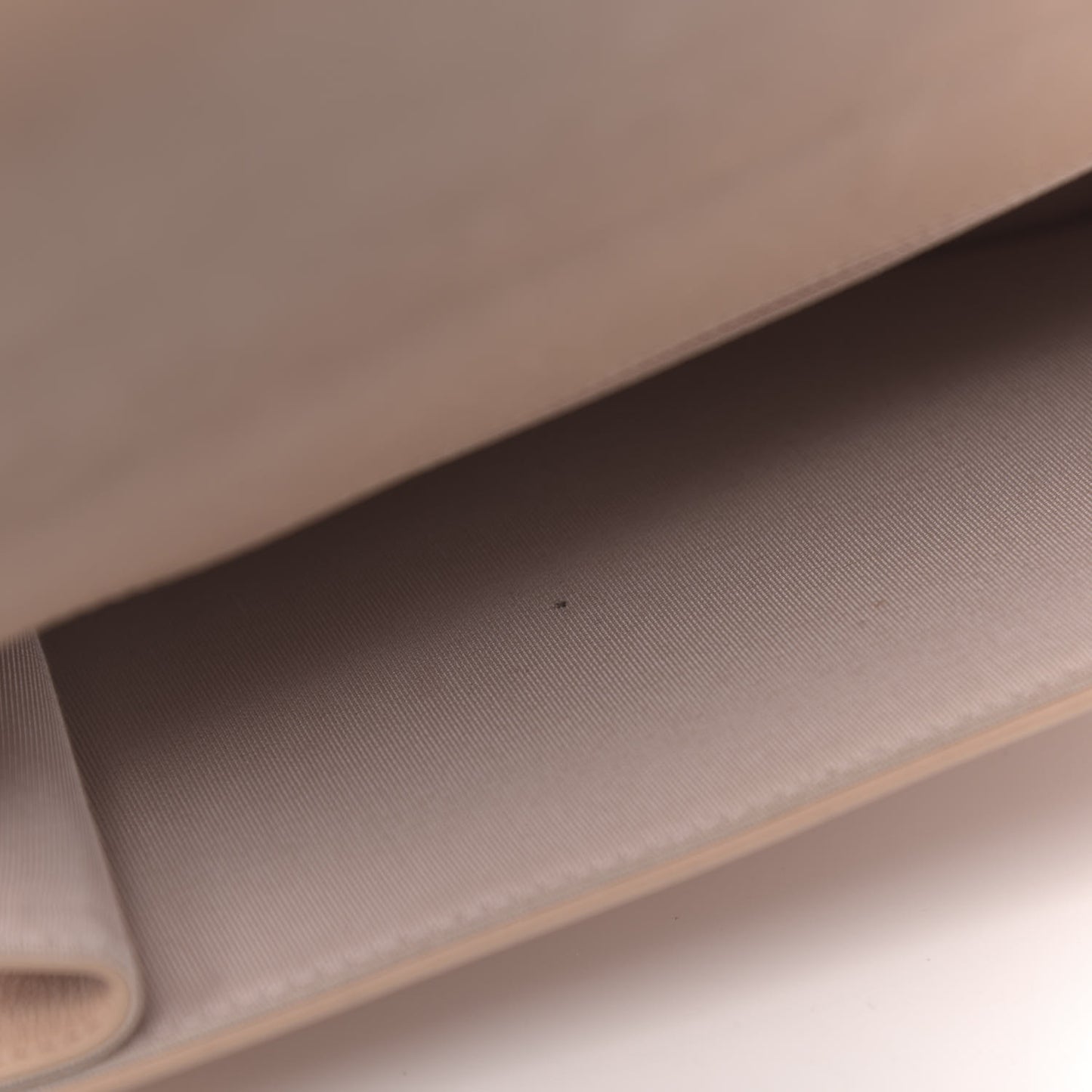 Lambskin Quilted Flap Beige