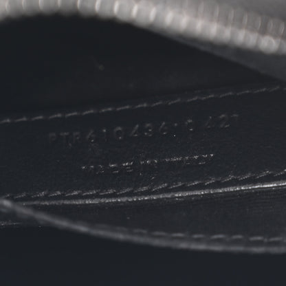 Saint Laurent Calfskin Matelasse Chevron Round Vinyle Camera Bag Black 7 of 10