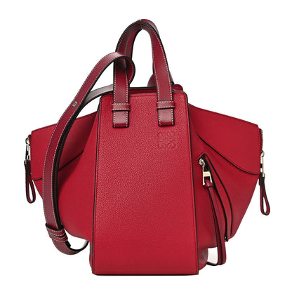 Loewe Grained Calfskin Small Hammock Shoulder Bag Raspberry 1 of 14