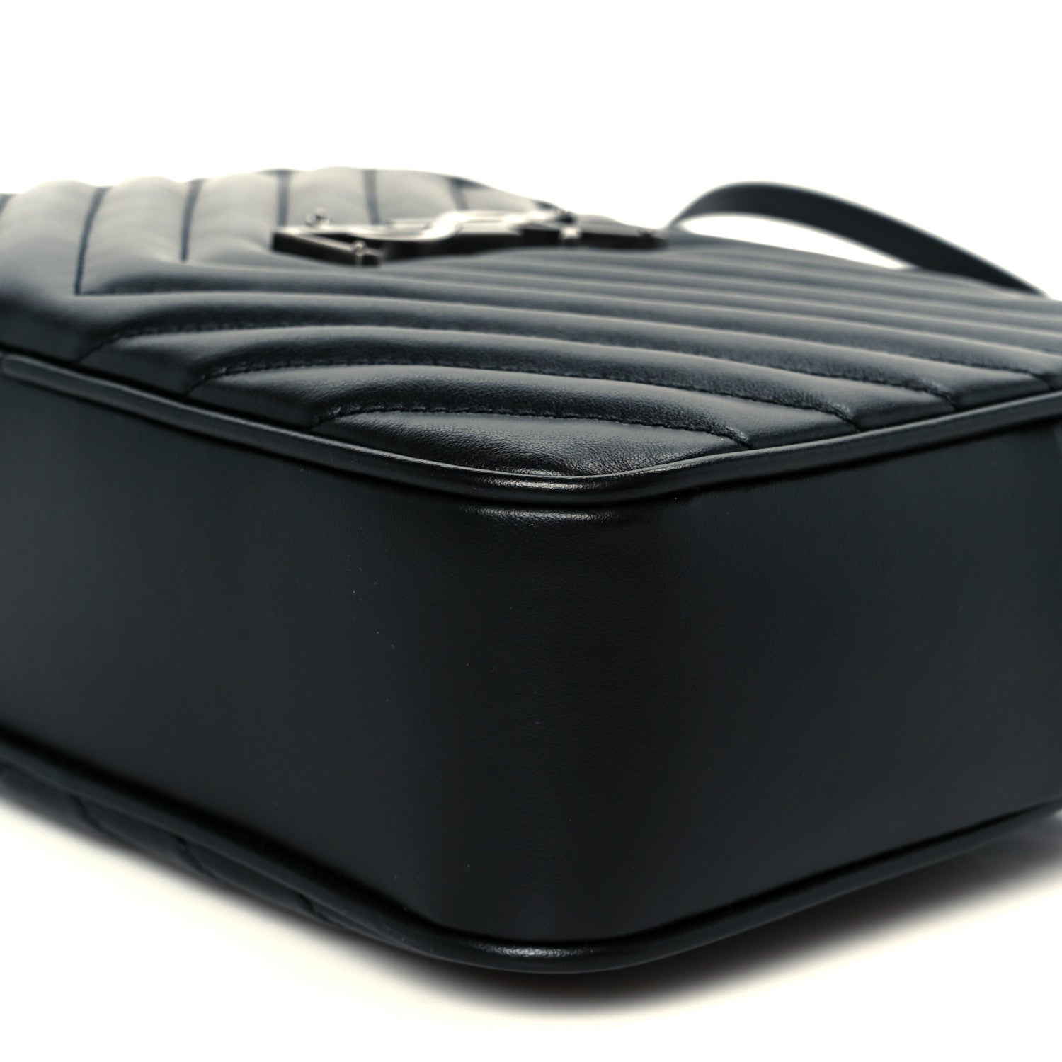 Saint Laurent Calfskin Matelasse Monogram Lou Camera Bag Black 10 of 10
