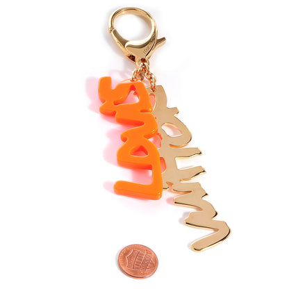 Louis Vuitton Graffiti Bag Charm Orange 2 of 4