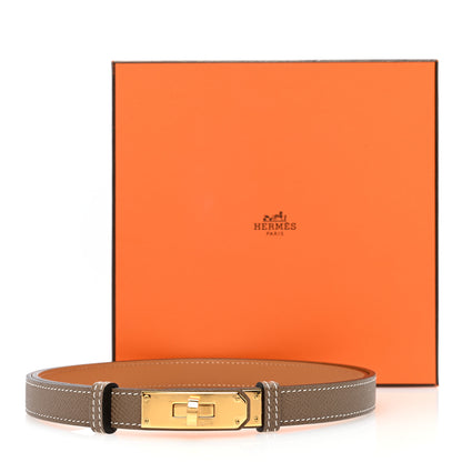 Hermes Epsom Kelly Belt Etoupe 4 of 4
