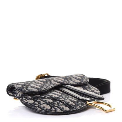Christian Dior Oblique Saddle Belt Pouch Blue 4 of 8