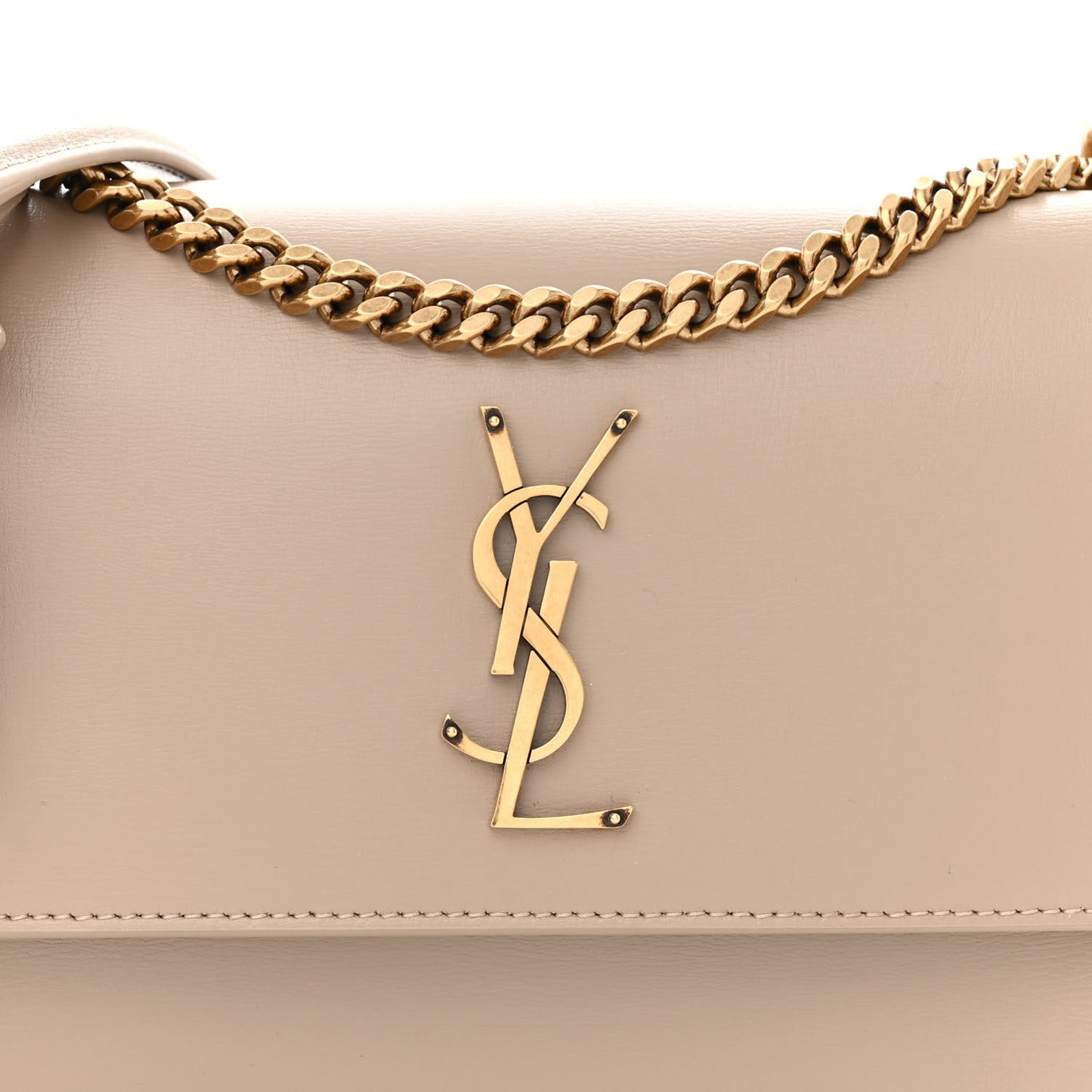 Calfskin Medium Monogram Sunset Dark Beige