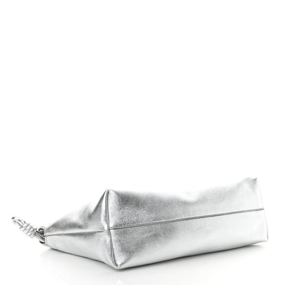 Loewe Metallic Nappa Donut Chain Flamenco Knot Silver 4 of 10