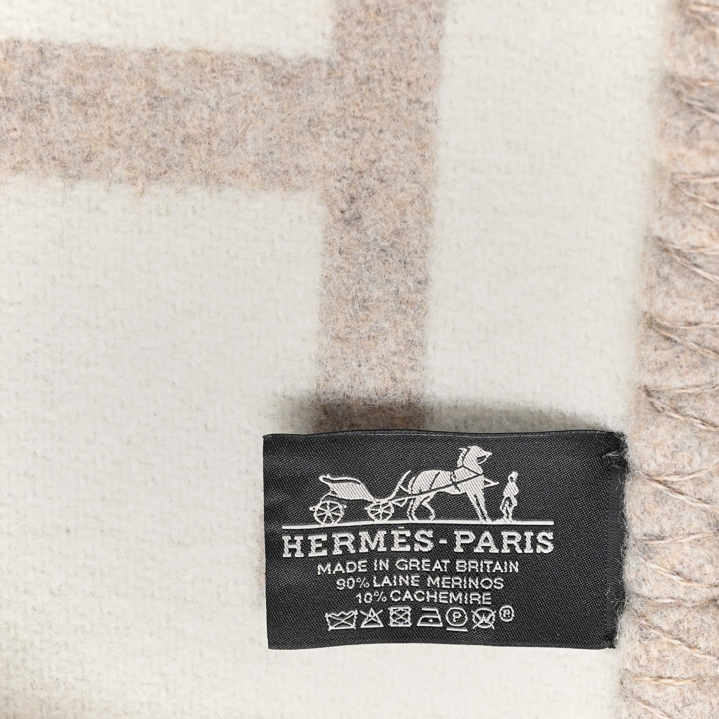 Wool Cashmere Avalon III Blanket Coco Camomille