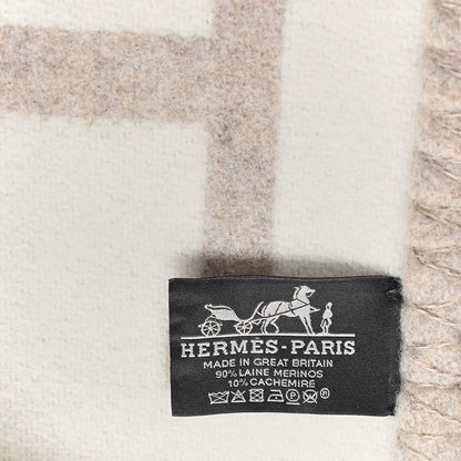 Hermes Wool Cashmere Avalon III Blanket Coco Camomille 3 of 3