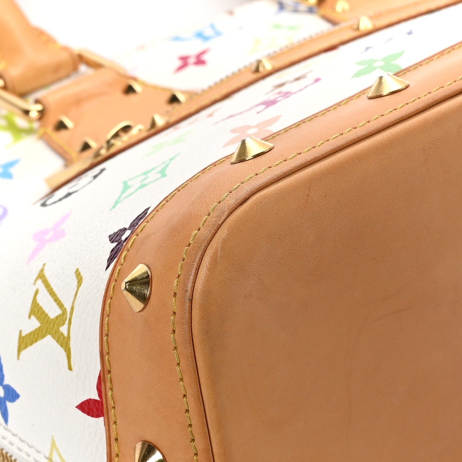 Louis Vuitton Monogram Multicolor Alma White 9 of 15