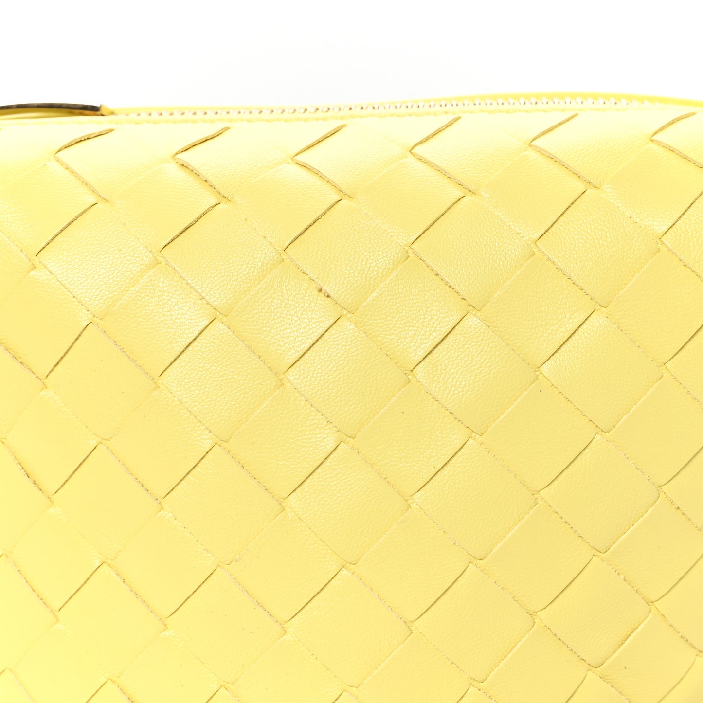 Nappa Intrecciato Mini Wallace Buttercup