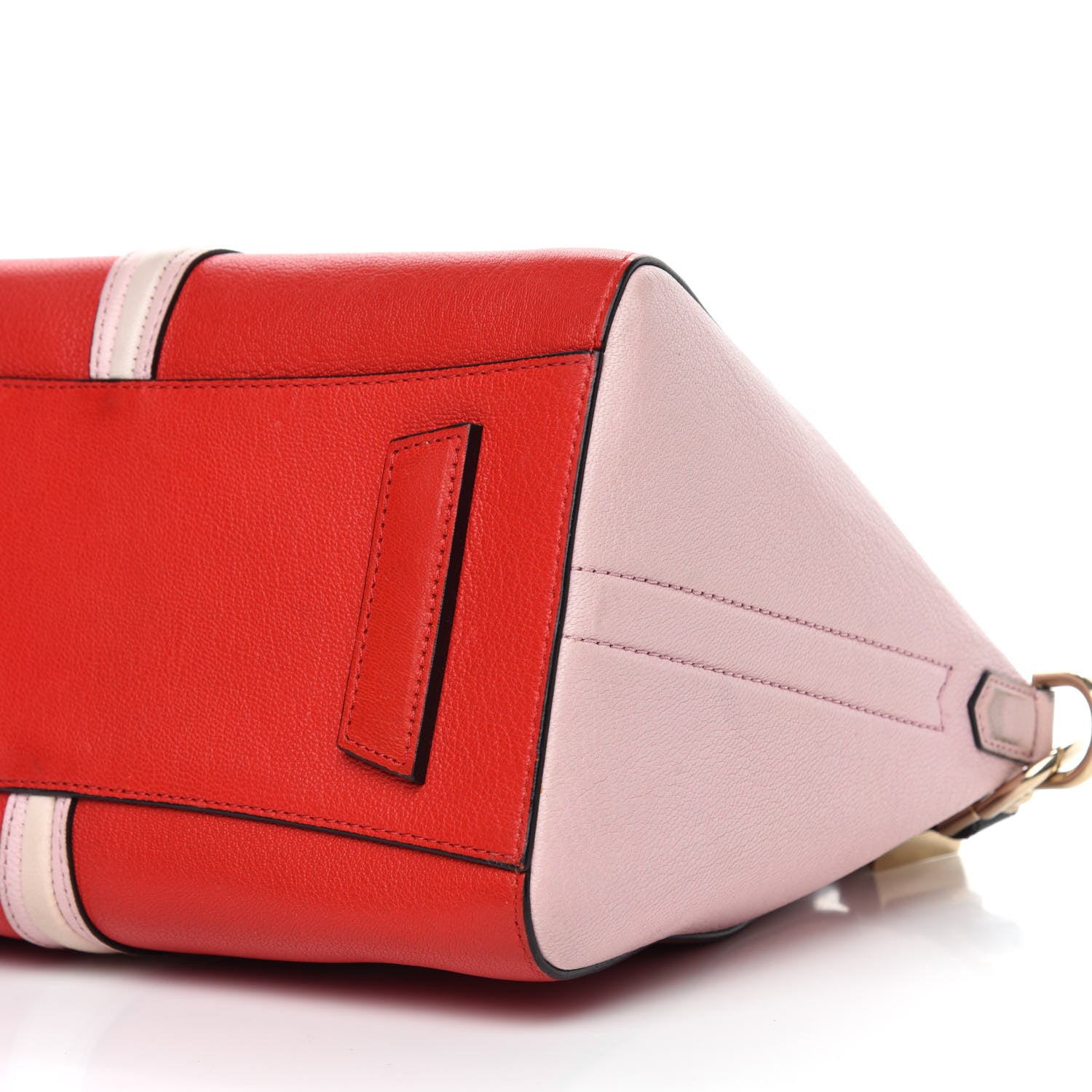 Givenchy Sugar Goatskin Small Tri-Color Antigona Red Pink Black 10 of 13