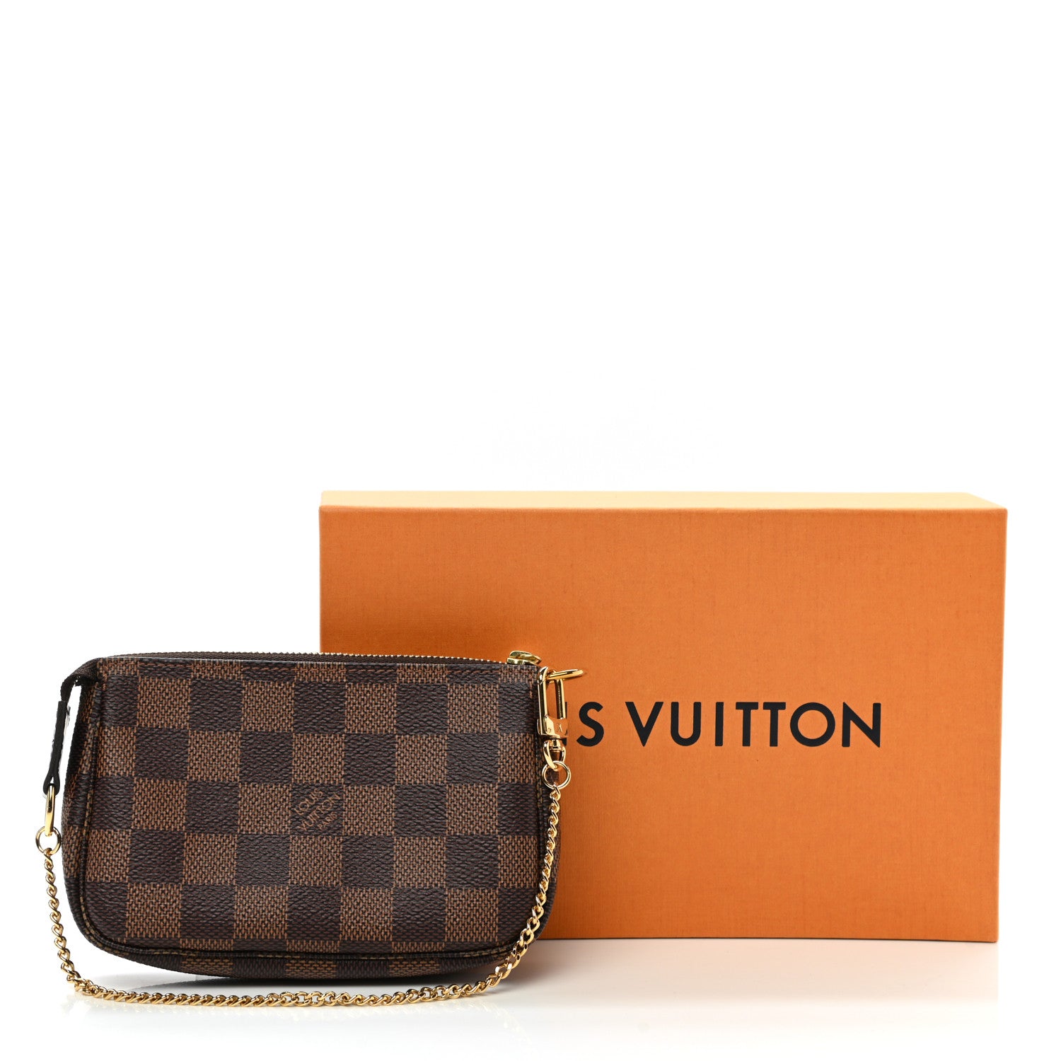 Louis Vuitton Damier Ebene Mini Pochette Accessories 8 of 8