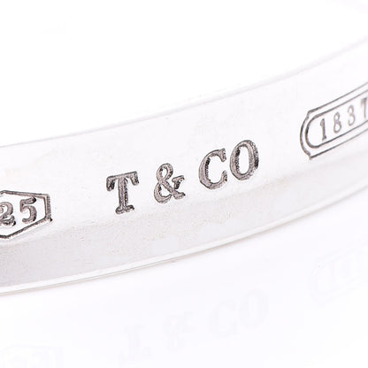 Tiffany Sterling Silver 1837 Bangle Bracelet 6 of 9