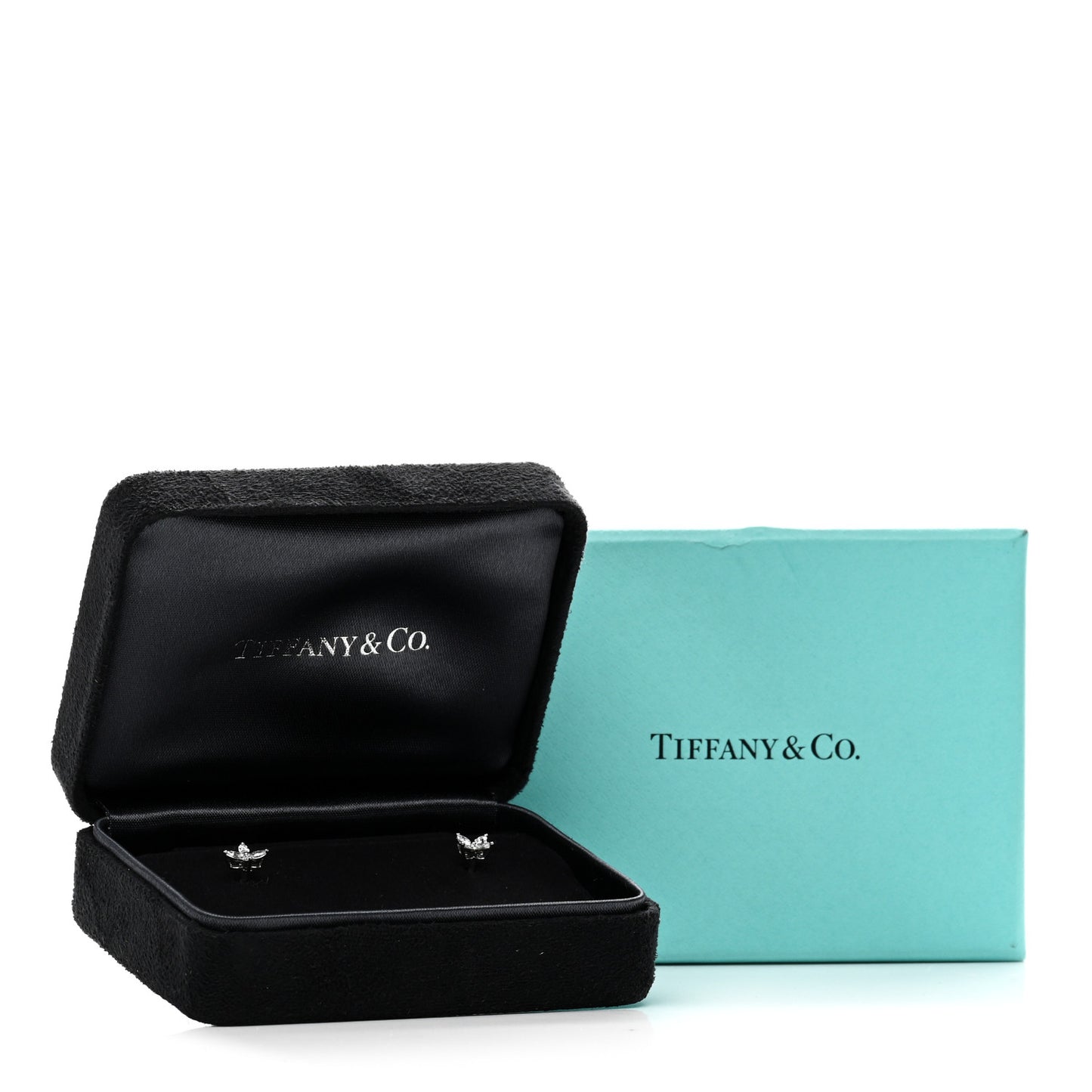Platinum Diamond .19ct Mini Victoria Earrings