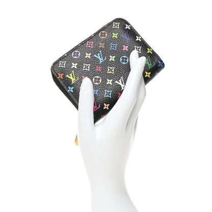 Louis Vuitton Monogram Multicolor Zippy Coin Purse Black Grenade 2 of 7