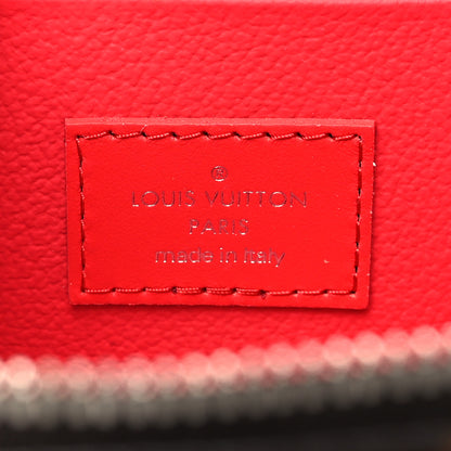 Louis Vuitton Monogram Macassar Nice Mini Rouge 6 of 7