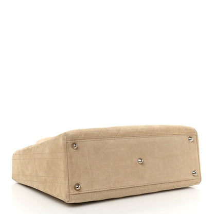 Christian Dior Suede Cannage Large Lady Dior Beige 4 of 10