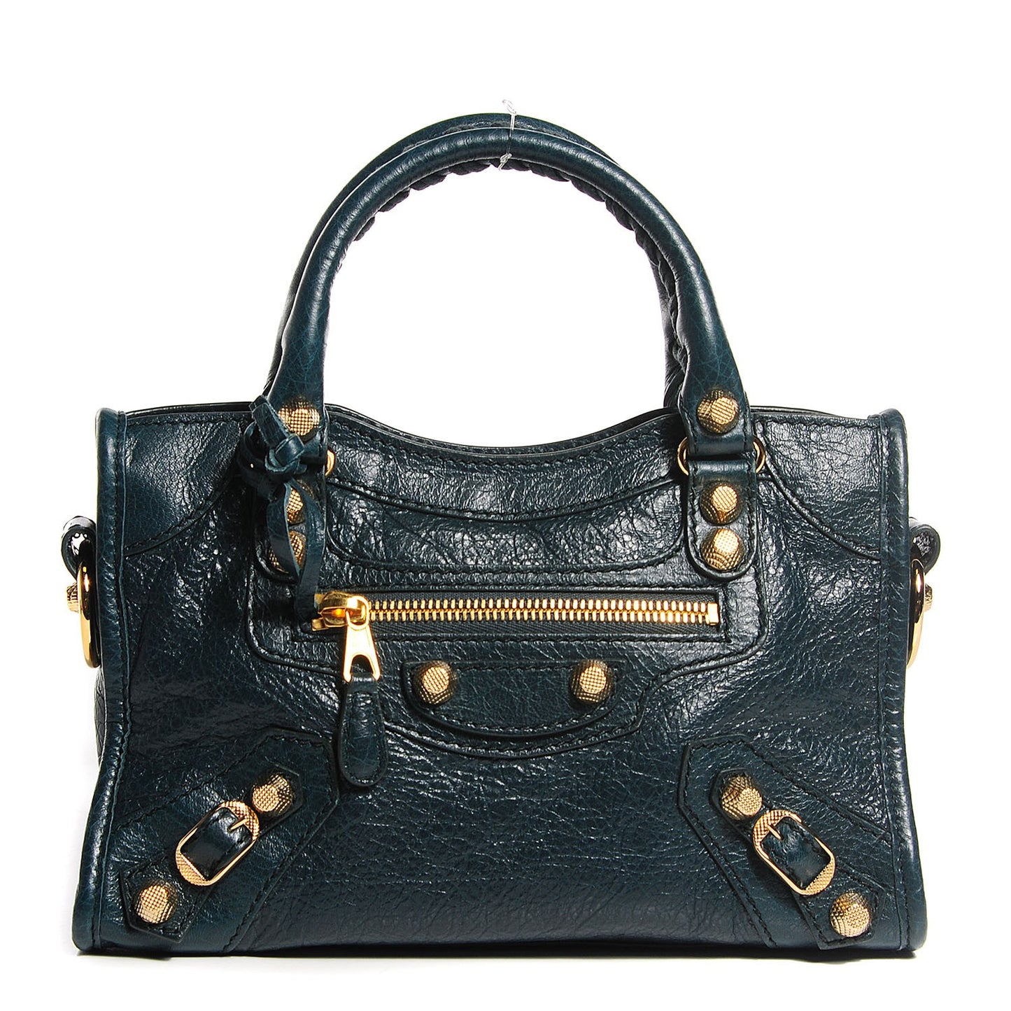 Agneau Giant 12 Gold Hardware Mini City Bleu Paon