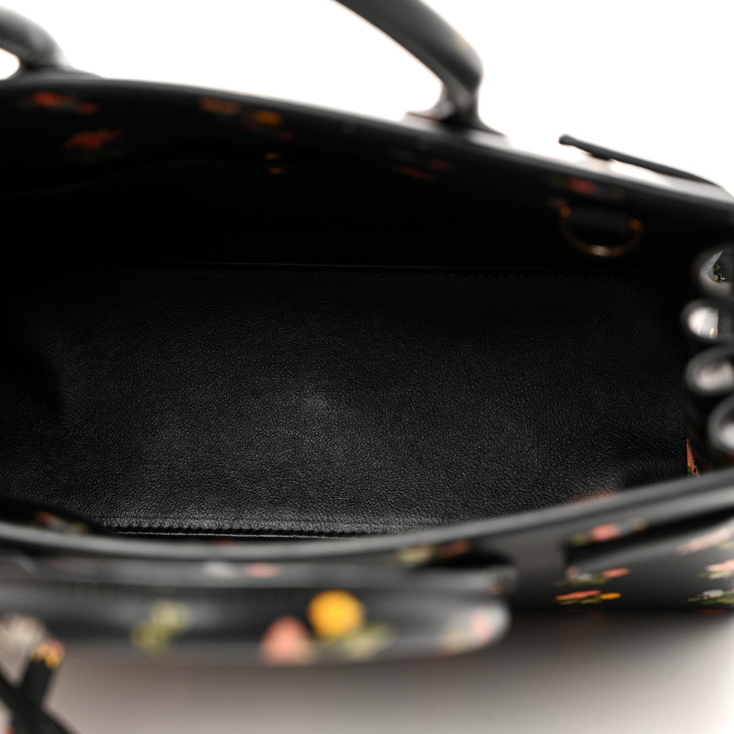 Saint Laurent Calfskin Prairie Printed Baby Sac De Jour Black Multicolor 5 of 11