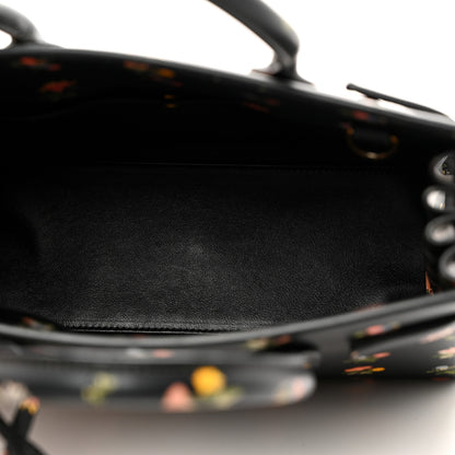Saint Laurent Calfskin Prairie Printed Baby Sac De Jour Black Multicolor 5 of 11