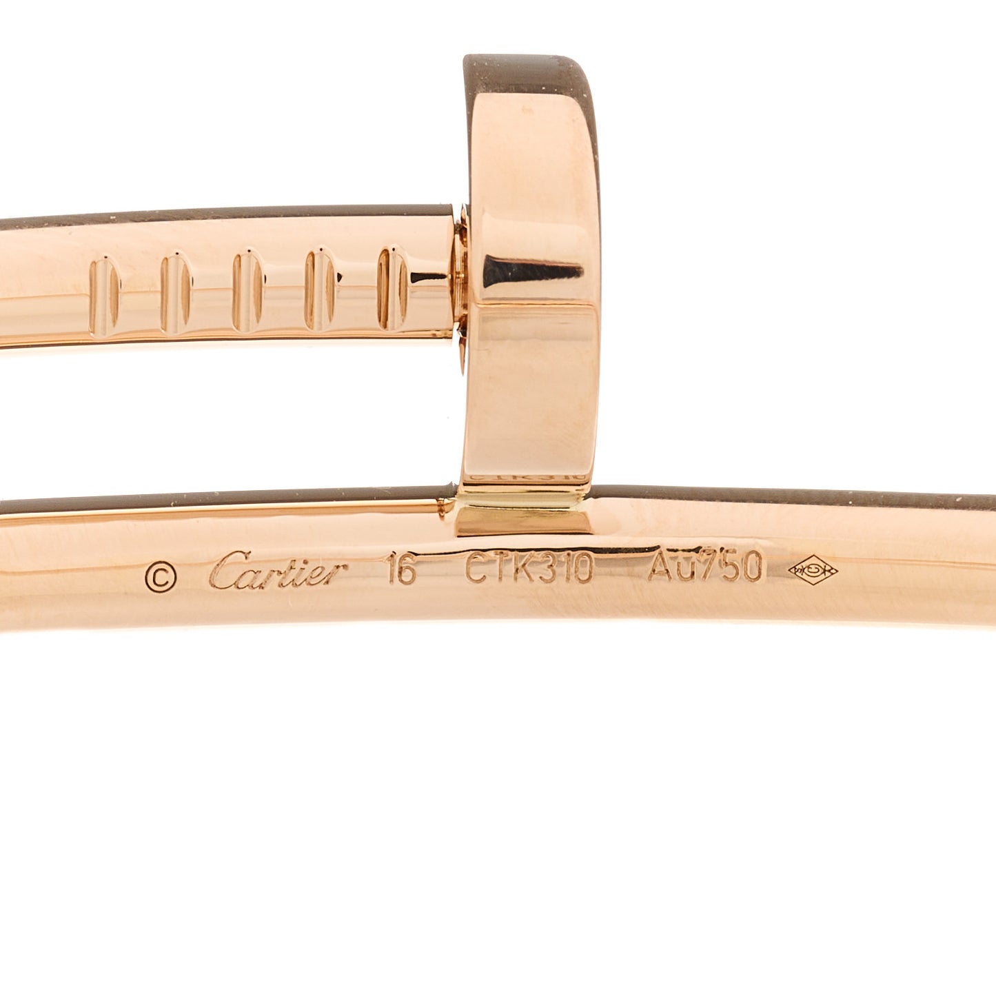 18K Pink Gold Juste Un Clou Bracelet 16