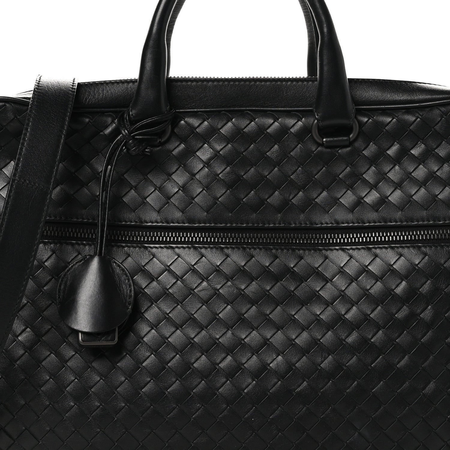 Bottega Veneta Nappa Intrecciato Briefcase Black 7 of 9