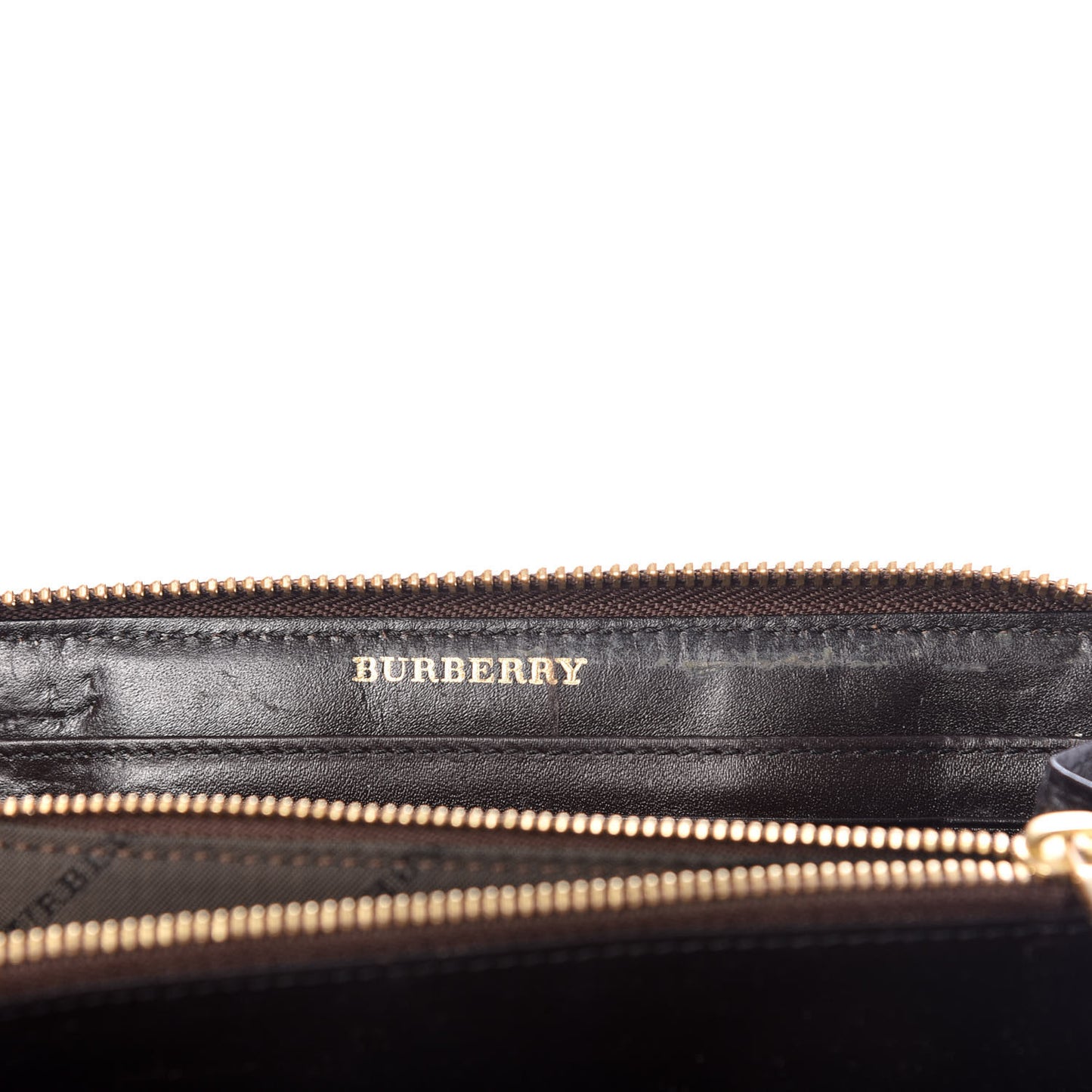 Haymarket Check Large Ziggy Zip Around Wallet Chocolate