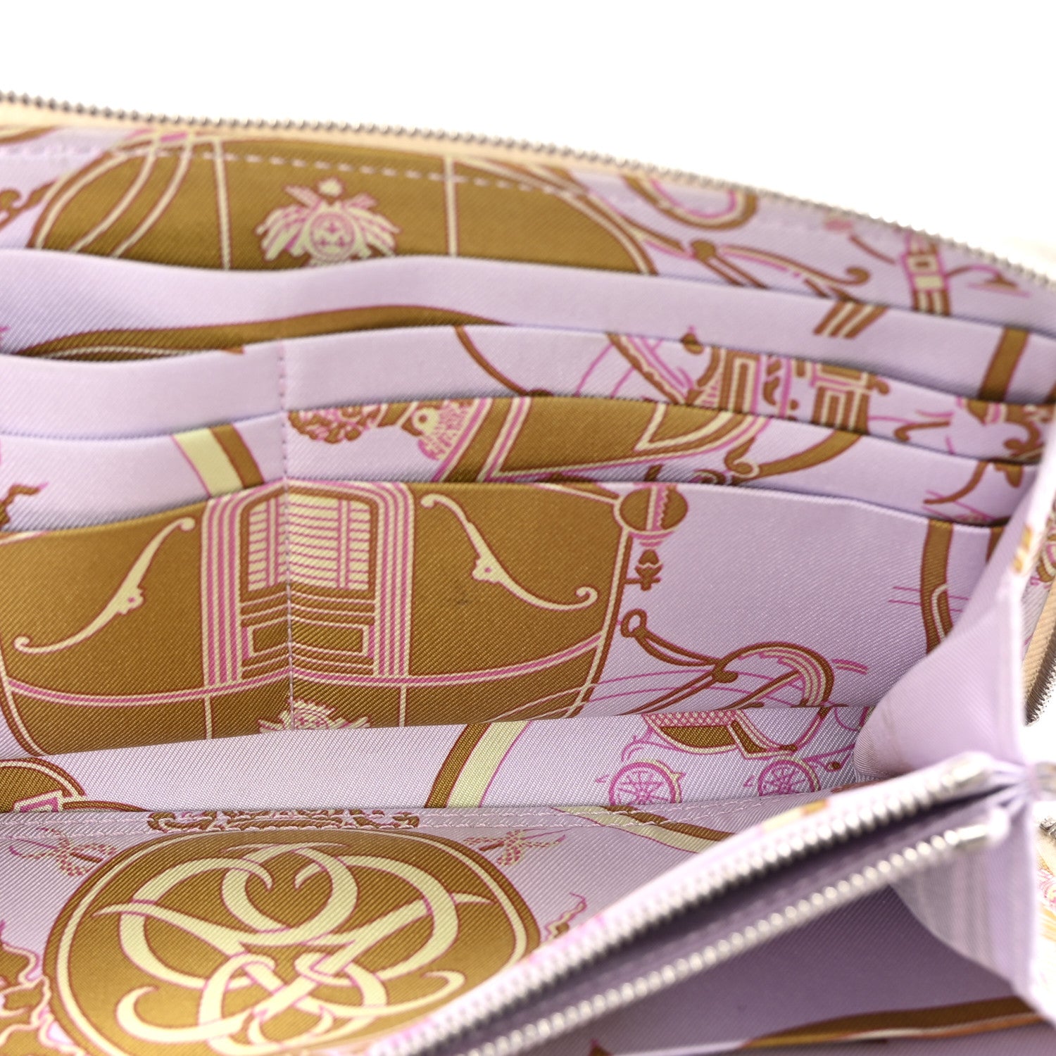 Hermes Epsom Silk'In Wallet Craie 5 of 7