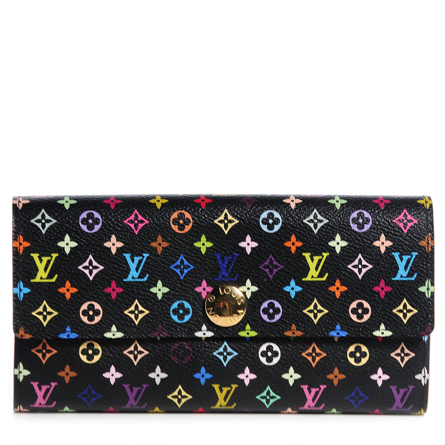 Monogram Multicolor Sarah Wallet Black Grenade