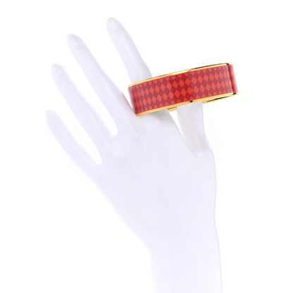 Hermes Enamel Printed Wide Bracelet 70 2 of 7