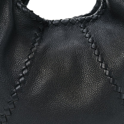 Bottega Veneta Cervo Deerskin Large Hobo Black 8 of 12