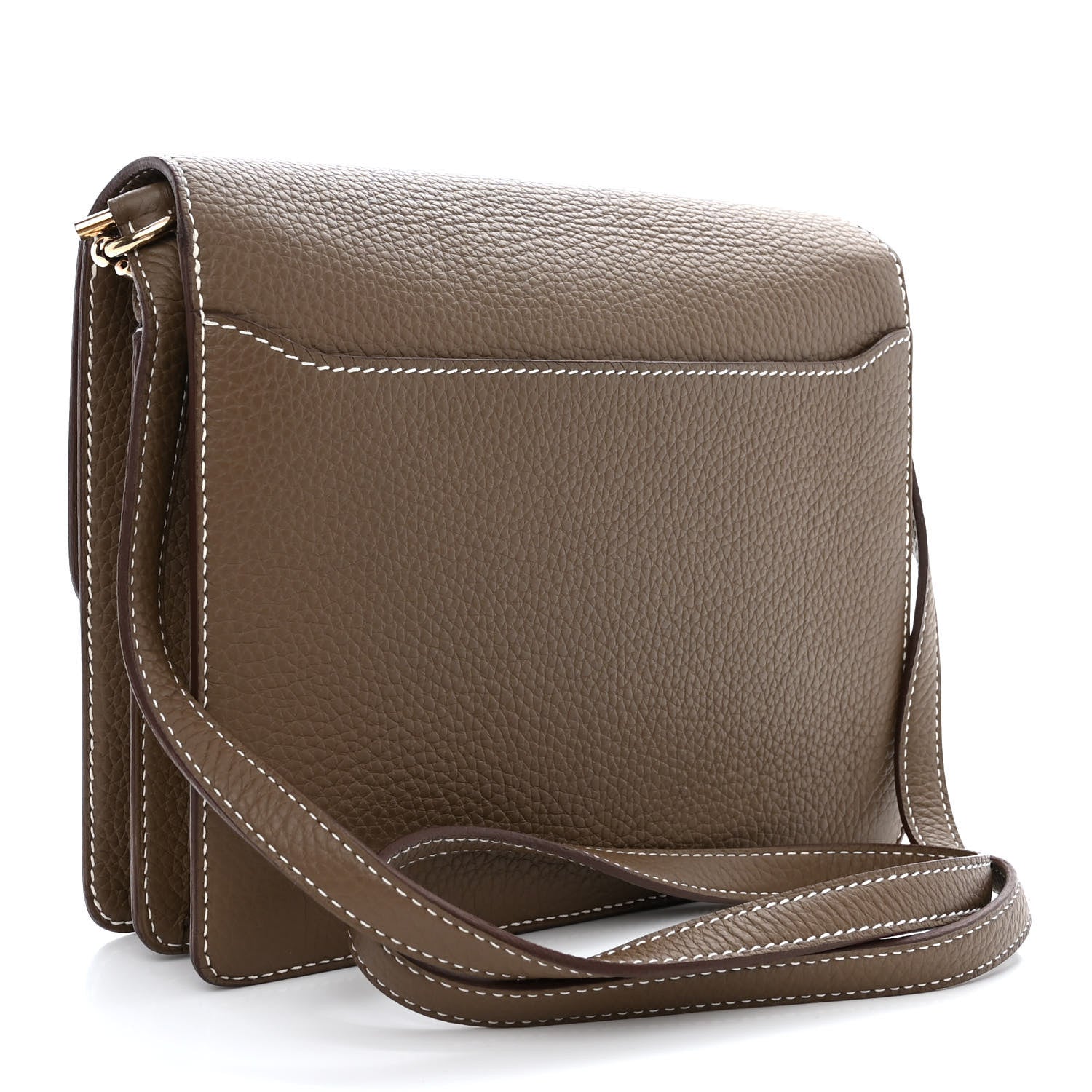 Hermes Taurillon Clemence Sac Roulis 23 Etoupe 3 of 13