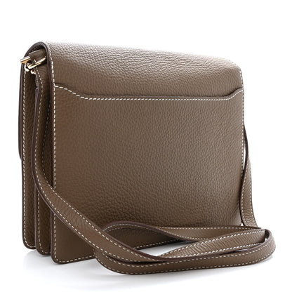 Hermes Taurillon Clemence Sac Roulis 23 Etoupe 3 of 13