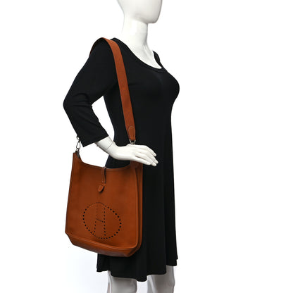 Hermes Epsom Evelyne II GM Gold 2 of 10