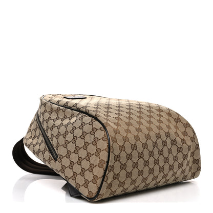 Gucci Monogram Travel Backpack Dark Brown 4 of 10