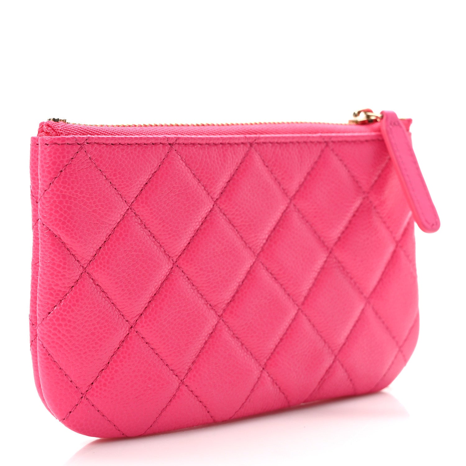 Chanel Caviar Quilted Small Cosmetic Case Fuchsia 3 of 8