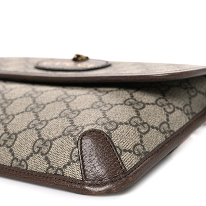 Gucci GG Supreme Monogram Neo Vintage Web Belt Bag Brown 10 of 11