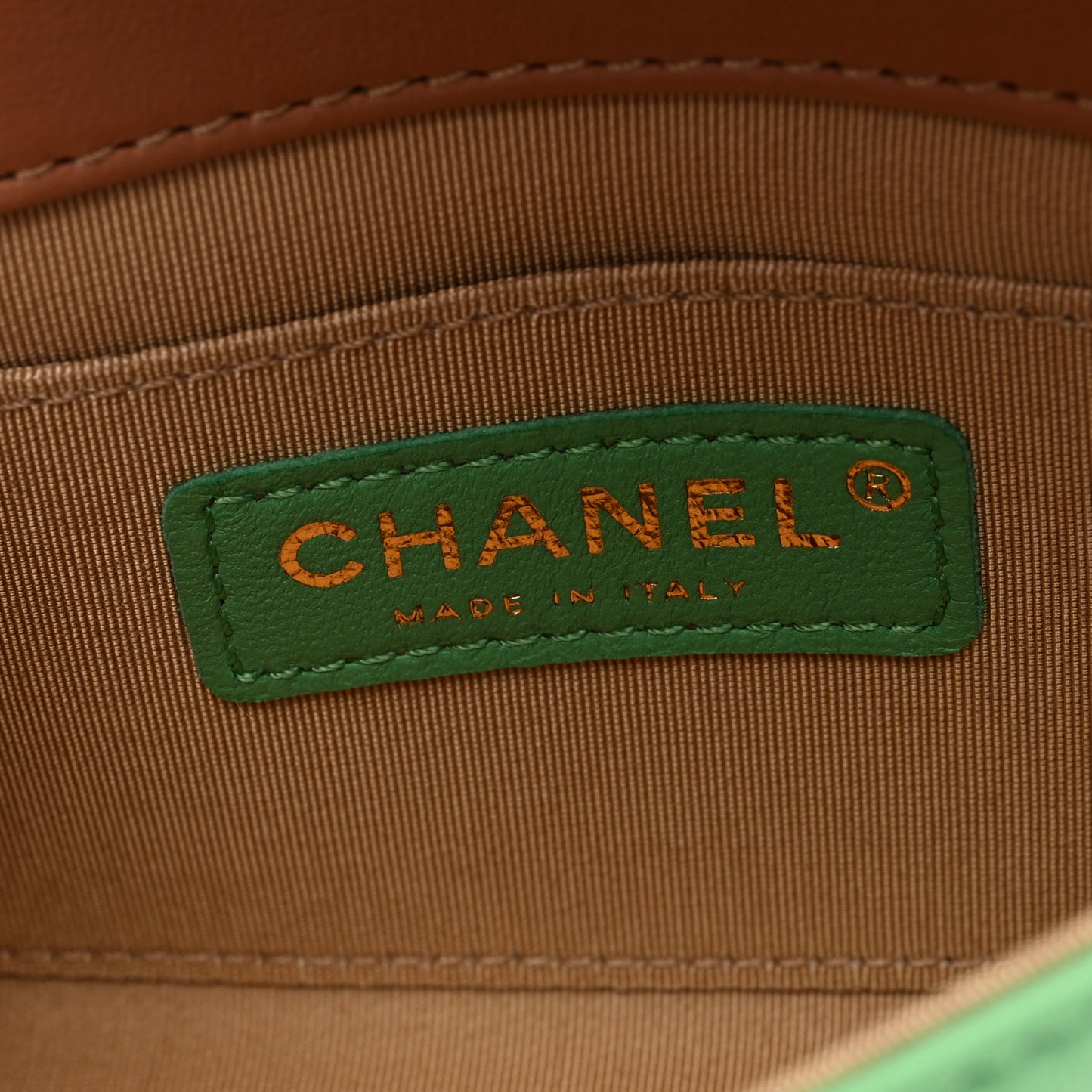Lambskin Mixed Fibers Quilted Small Cocovado Flap Green