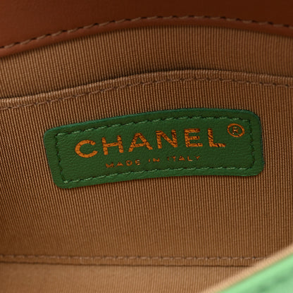 Chanel Lambskin Mixed Fibers Quilted Small Cocovado Flap Green 6 of 10