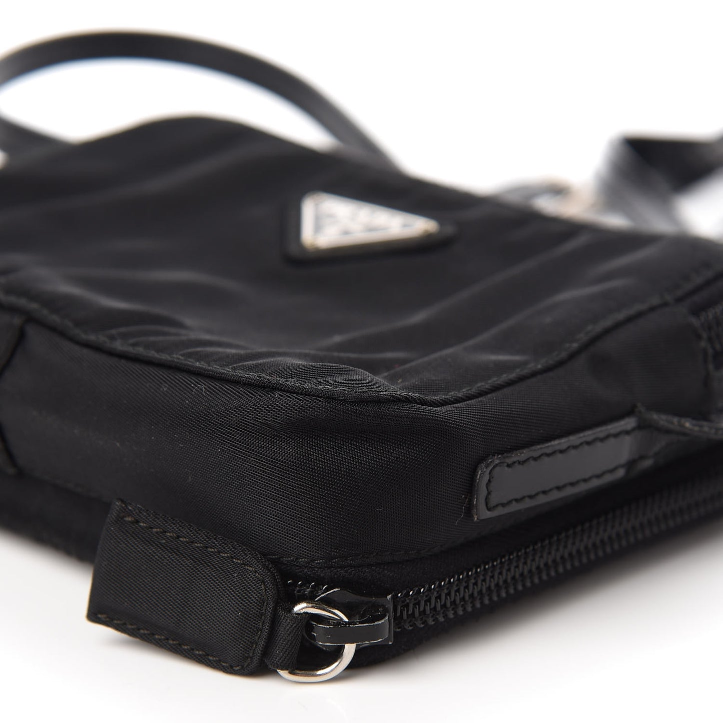 Tessuto Nylon Mini Camera Crossbody Black