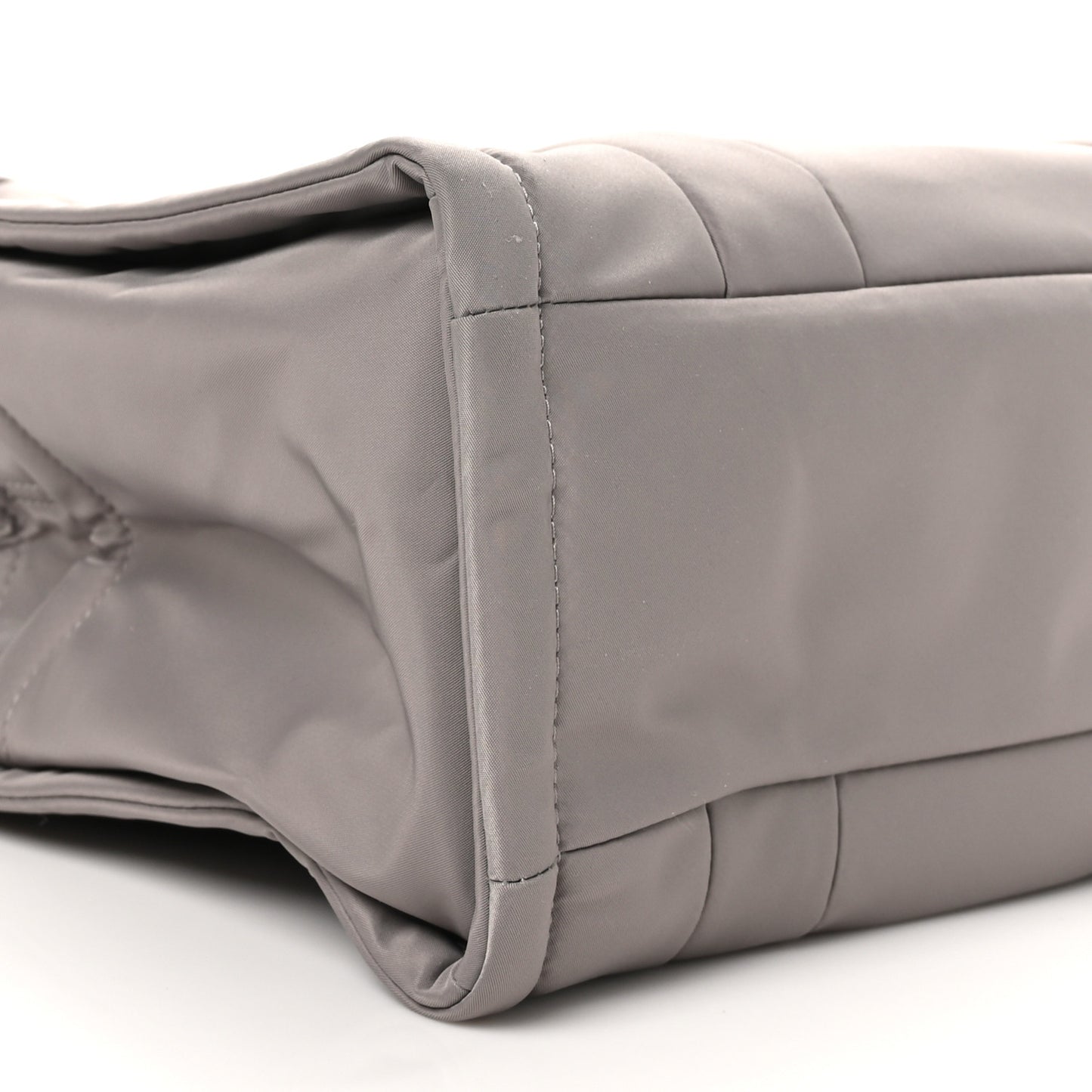 Nylon Medium The Puffy Tote Bag Grey